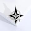 Ramadan Rhinestone Star Brooches for Women Unisex Glossy Moon Pins Event Party New Gifts Backpack Decoration Clothes Accessories