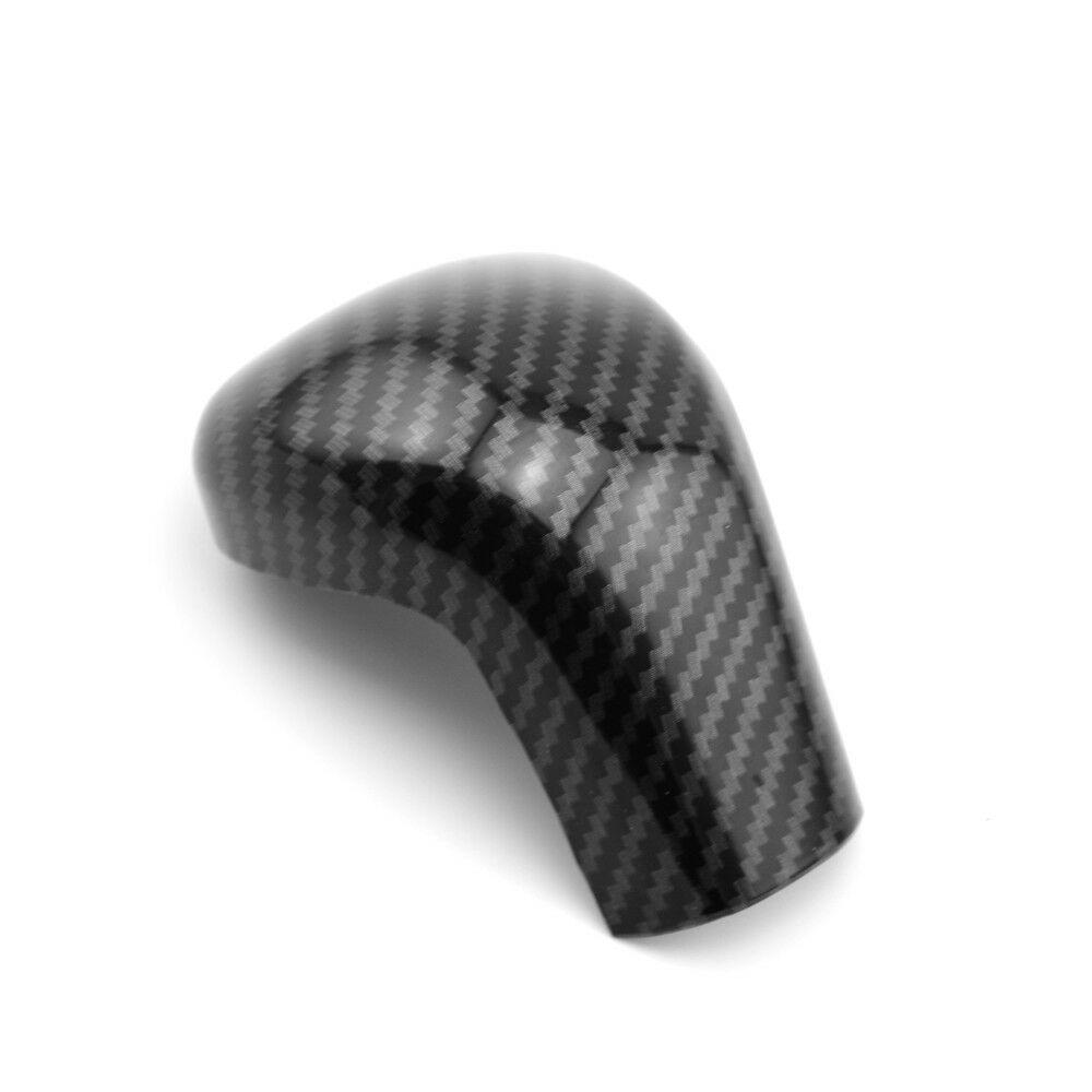 Carbon Fiber Style Interior Gear Shift Knob Cover Trim For Toyota Camry 2018-19