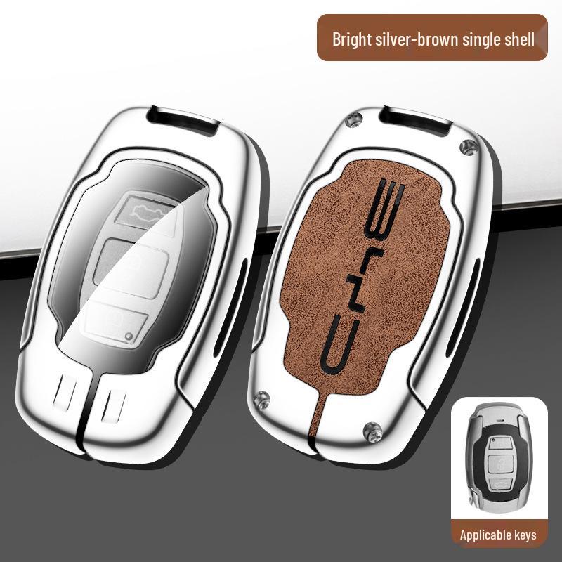 BYD E5 Suri/S7/F3/Song/G5/Qin/F0/L3 Metal Key Fob Case for Older Models
