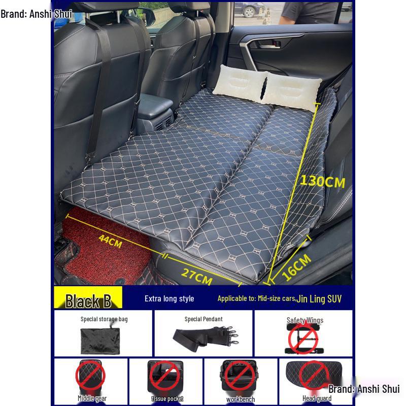 Foldable Car Rear Seat Sleeping Mattress for Travel