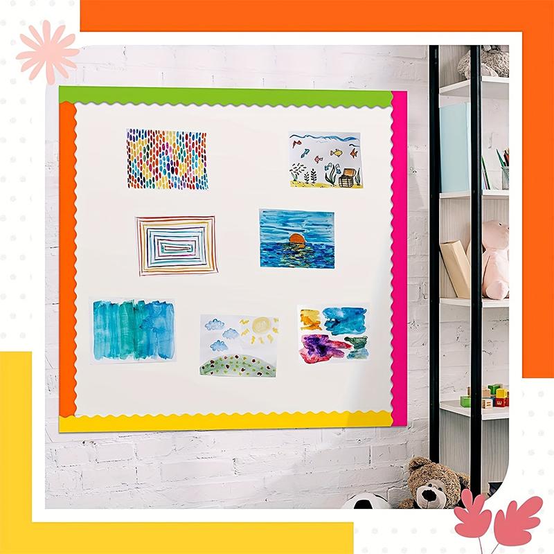 DIY Classroom Tabule Border Stickers Billboard Border Decoration Creative