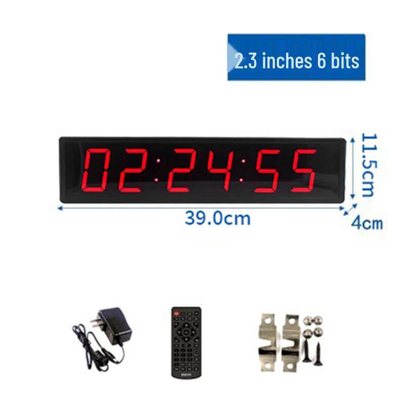 Tuozou 2.3-inch 6-Digit LED Countdown Timer