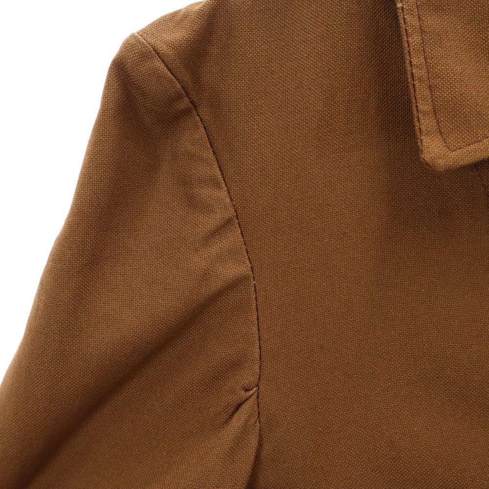 ITALIAN ARMY 70s Vintage Euro Work Prisoner Work Jacket 5h Brown Men's Used