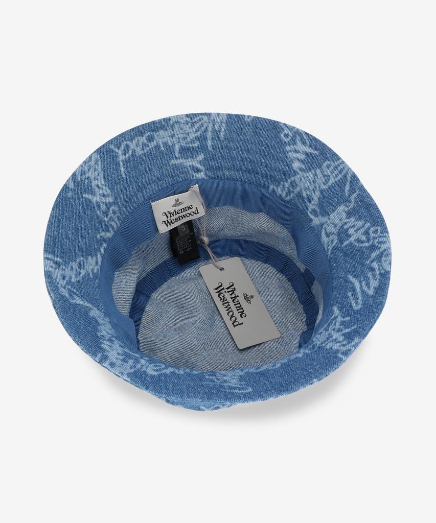 Bibianweseuteuudeu Logo Bucket Hat - Blue / 81020009W014Ik306