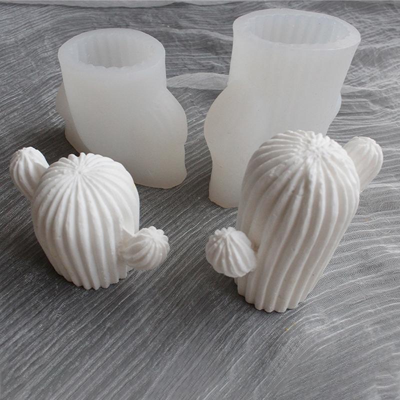 Cactus Shape Silicone Mould Candle Mould Gypsum Forming Resin Mould Aromatherapy Soap Candle Making Diy Handmade Supplies
