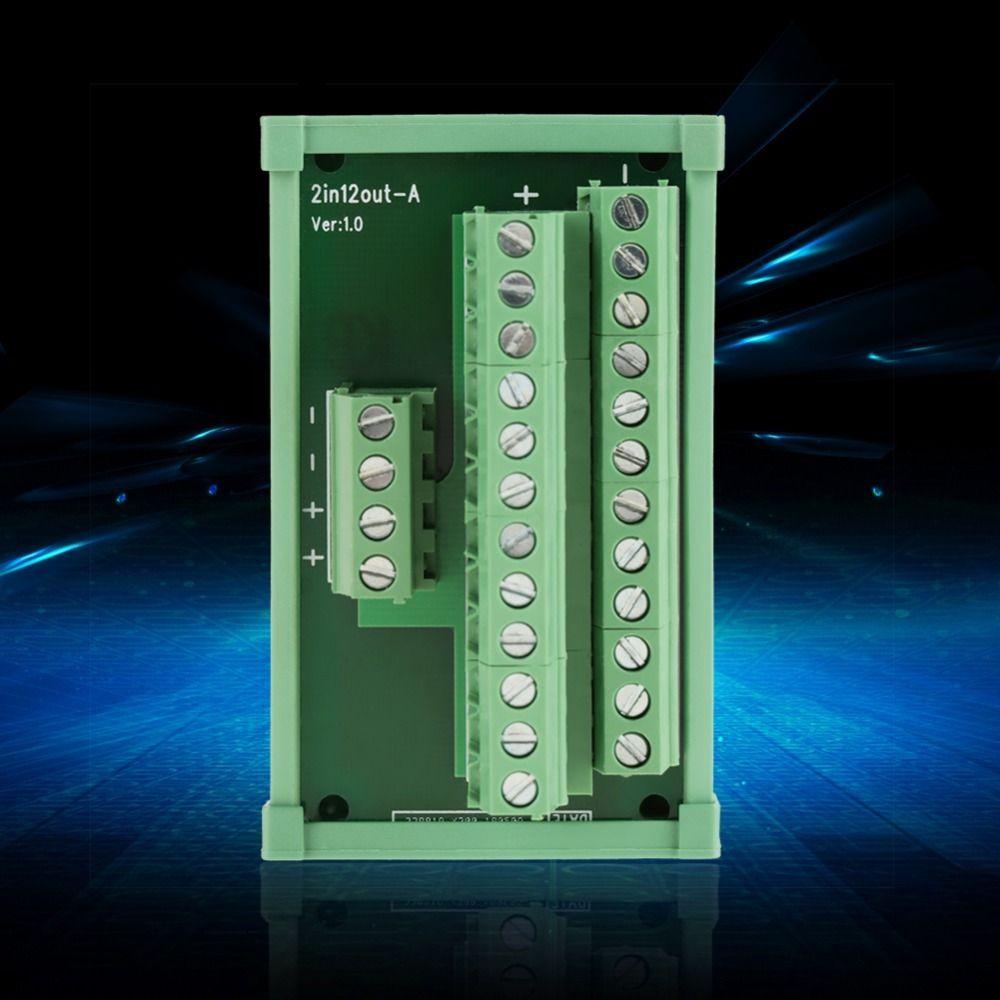 12 Position Power Distribution Module Terminal Block Distribution Board  Automation System