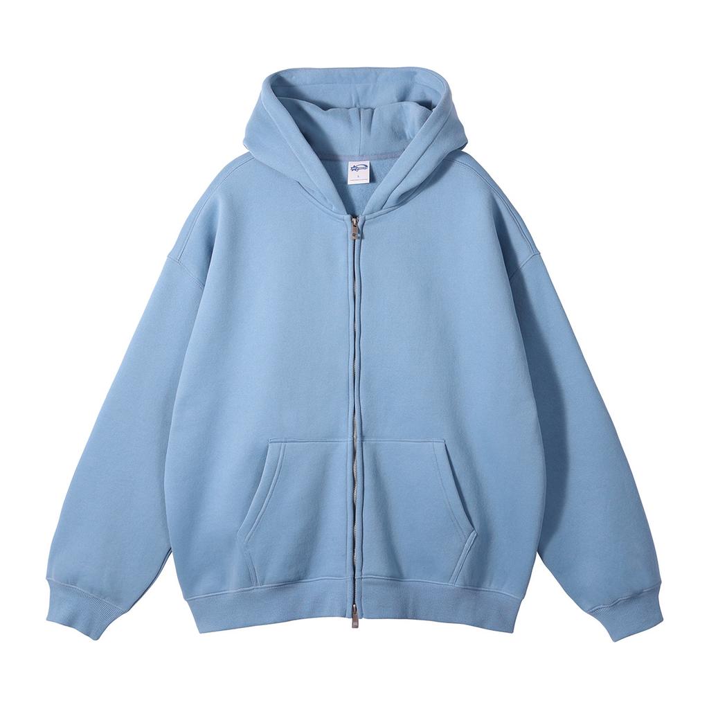 Herren Hoodie mit Fleecefutter für Herbst und Winter, Verdicktes Sweatshirt mit Reißverschluss
