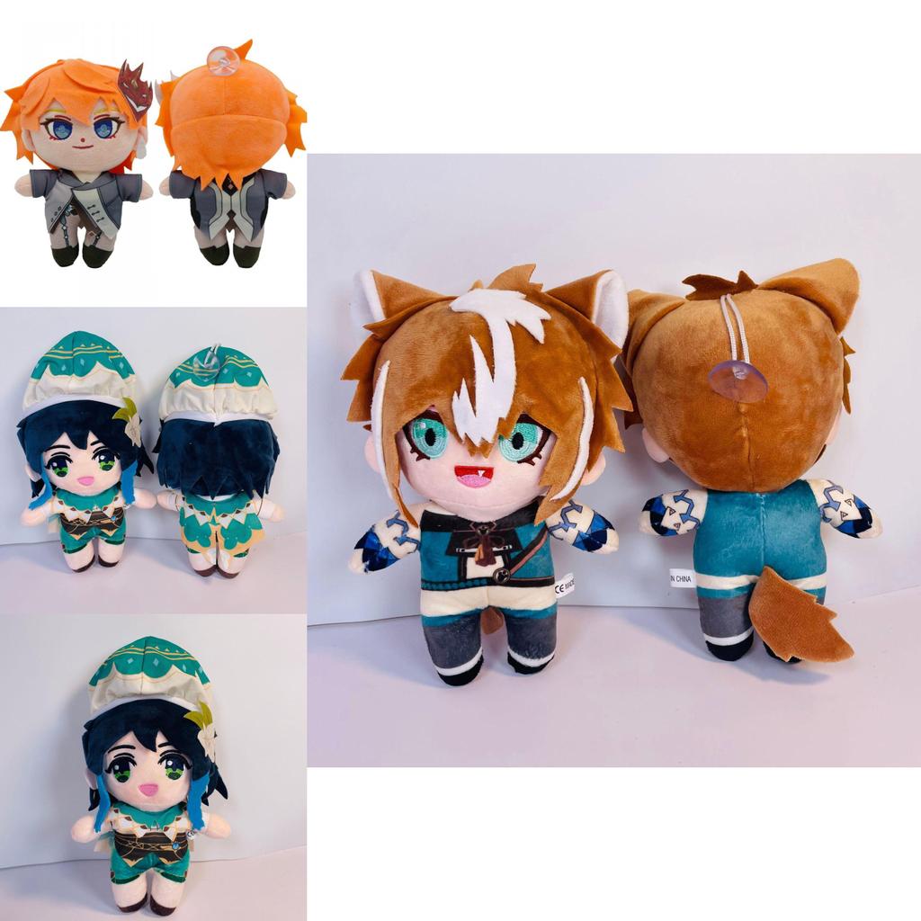 Adorable Genshin Impact Ganyu Klee Zhongli Hutao Plush Doll Stuffed Toy Children Gift