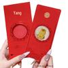 Year of the Horse Red Envelope Set with Gold Mobile Sticker - Pure Gold 999 Souvenir Gift