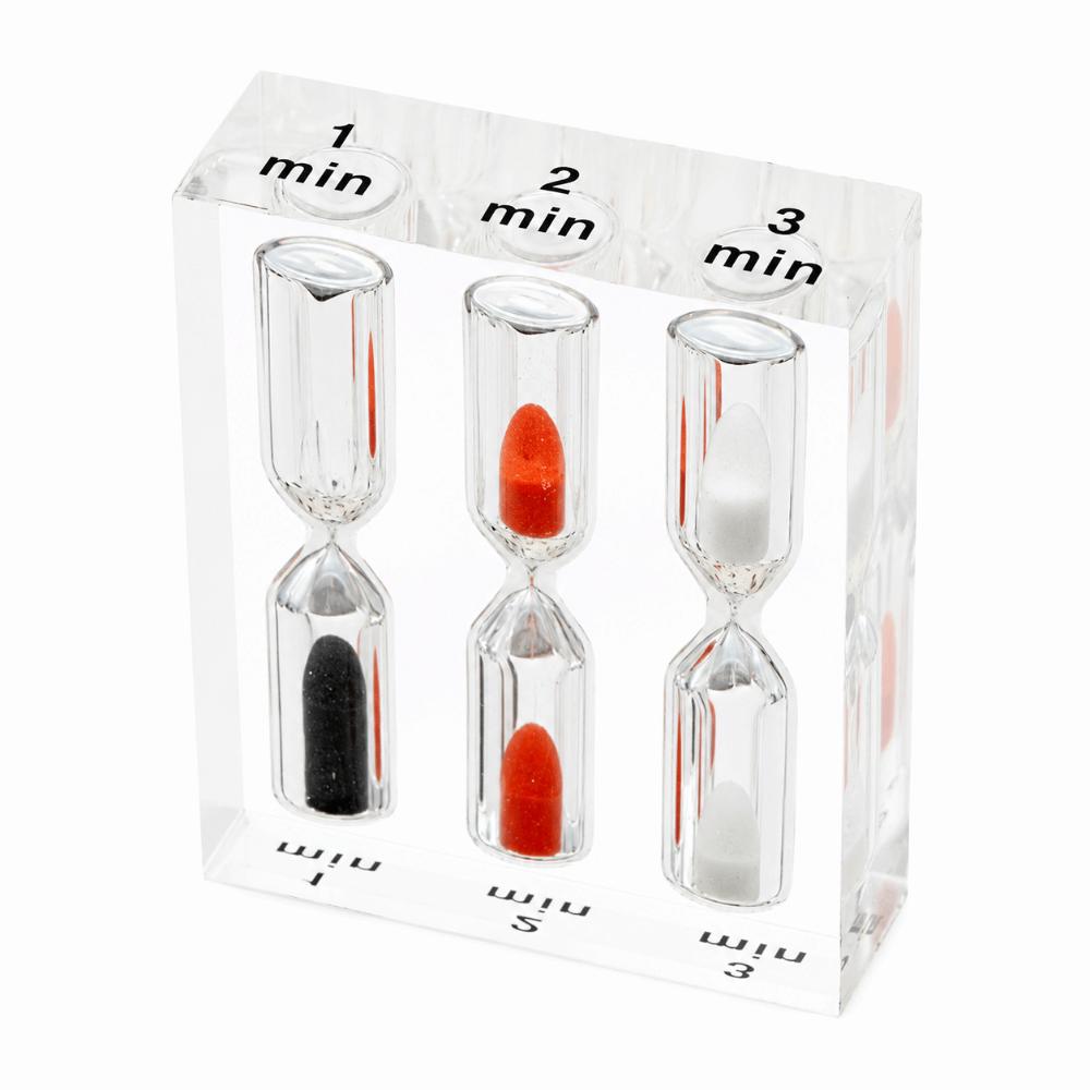 Colorful Acrylic Hourglass Timer Portable Sand Timer Clock 1/2/3/4/5 Minutes Hourglass  School Use