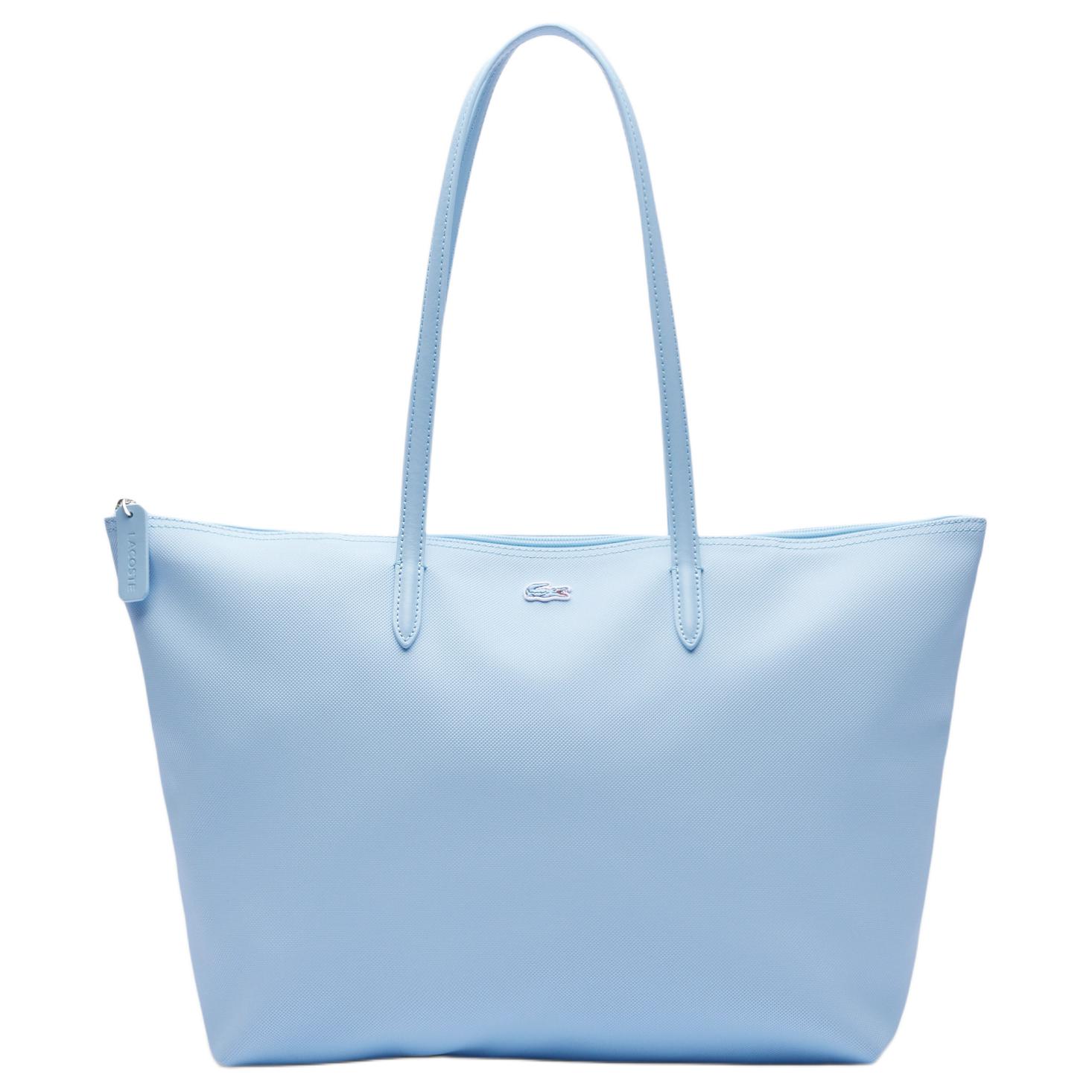 Lacoste Fashion Commuter Versatile PVC Tote Bag Shopping Handbag Shoulder Bag Large Women tote bags Blue NF1888PO-G24 Blue