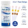 100pcs Aquarium Test Strips 7-IN-1/ 3-IN-1 Fish Tank Test Kit Freshwater Saltwater Aquarium Water Test to Detect pH Test Strips
