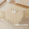 Modern Minimalist Cotton Linen Tablecloth Solid Color Rectangle Table Cloth Non Slip and Machine Washable Tea Table Mat Fabric Home Tablecloth Pad