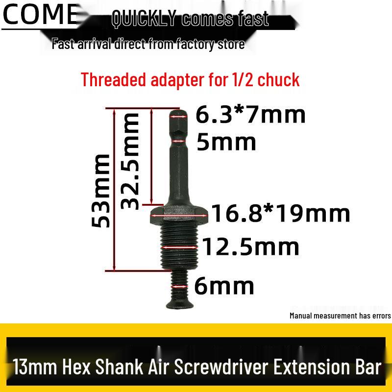 3-Euro All-Metal Electric Ratchet Wrench with Self-Locking 1.5-13mm Chuck and Conversion Extension Rod