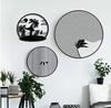 Schwarze Metall Wandkunst – Meereslandschaft & Strandmuster, Stilvolle Hängeelemente für Schlafzimmer, Wohnzimmer & Hausdeko