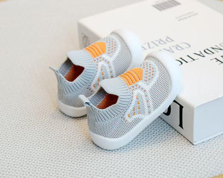 Four Seasons Breathable Toddler Walker Shoes: Non-Slip Soft Sole for Boys & Girls