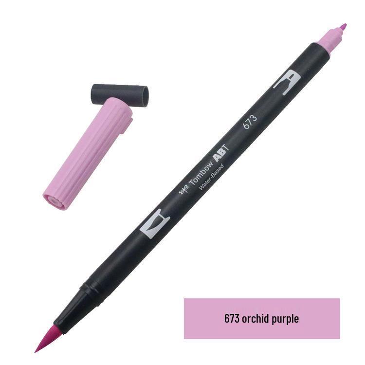 Tombow ABT Warm Color Double-Ended Watercolor Brush Pen for Students