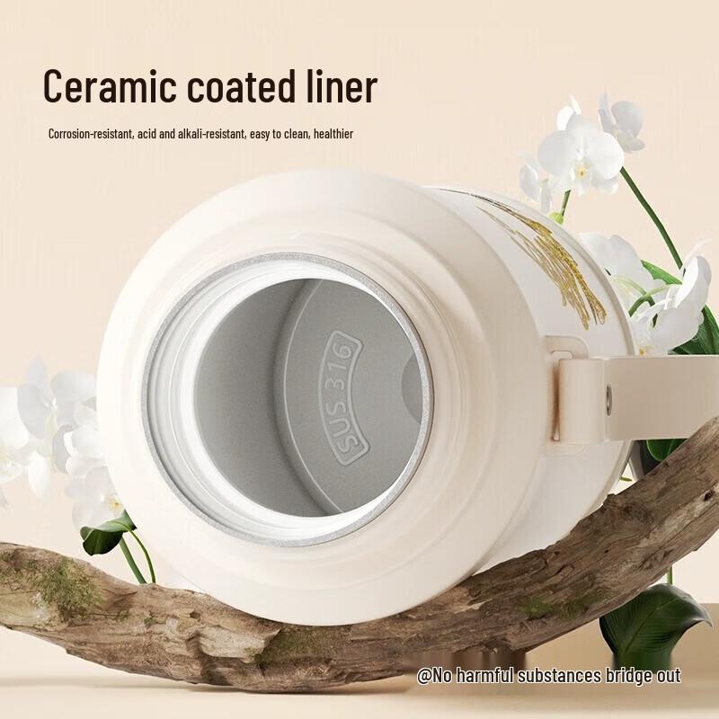 Vanow Ceramic Lined Insulated Travel Mug