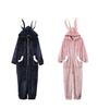Matching Couple Winter Fluffy Rabbit Flannel Kigurumi Pajamas for Women and Korean Wedding Gift [WJ-SISI] Pajamas, Loungewear, Design, All-in-One Men,