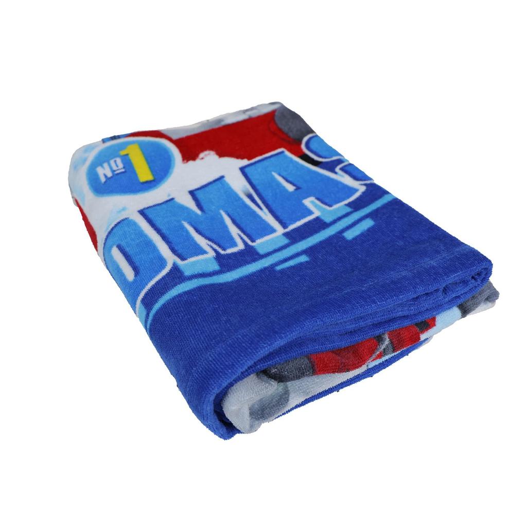 Marushin Towel Thomas the Tank Engine Nap 4645001200 Children's Blanket, Character, Blue, Cute, 100% Cotton, Boys' Blanket, Summer, Daycare,