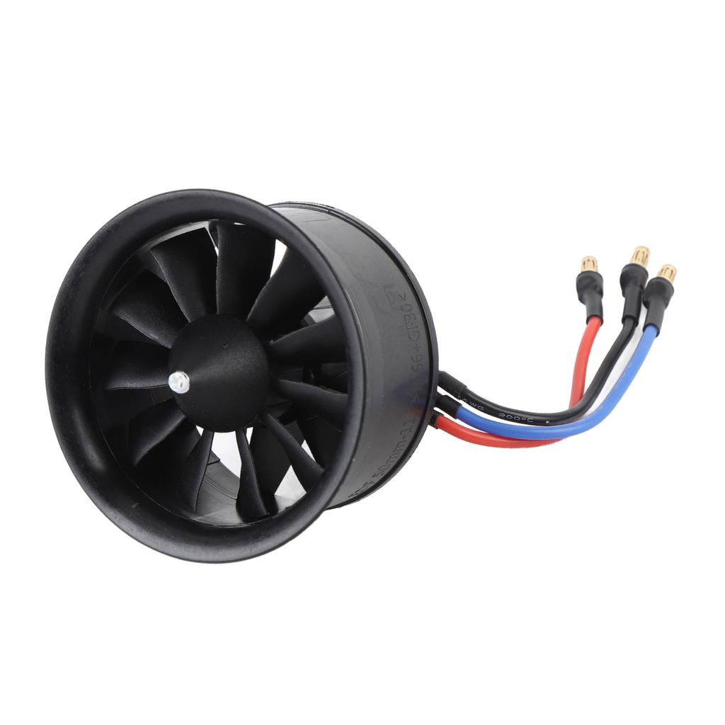 EDF 50mm 11 Blades Ducted Fan Electric Ducted Fan for RC Airplane Recommended Battery 5S 1800mAh 35C