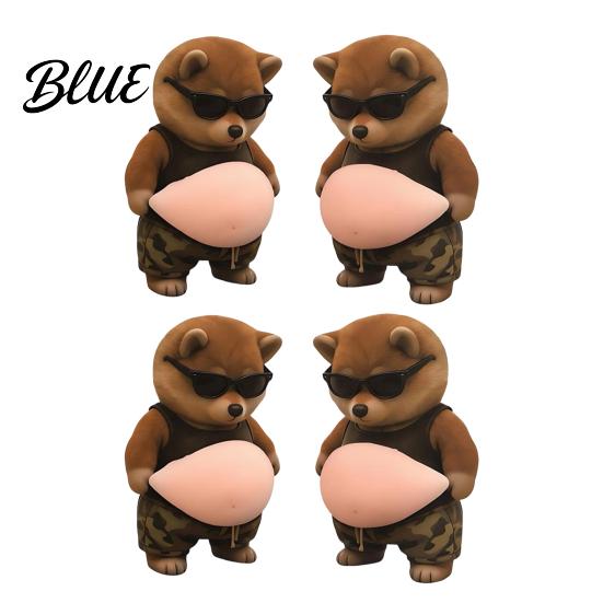Table Corner Bumper 3D Pet Belly Sticker Soft Anti-Collision Cartoon Kitten/Puppy Decal with Cute Silicone Big Cushioned Protectors for Phones