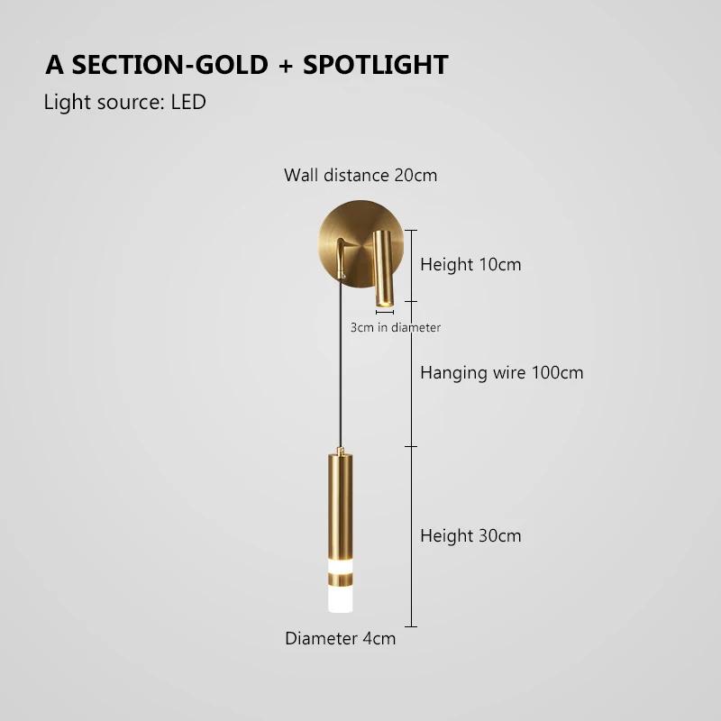 Nordic LED Wall Lamp 5W 3W Sconces Lights Chandeliers And Spotlight Lighting Home Decor For Living Room Bedroom Hotel Rooms