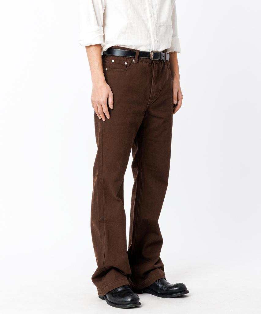 Tegseu Tx212 Semi-Flare Denim (Brown)