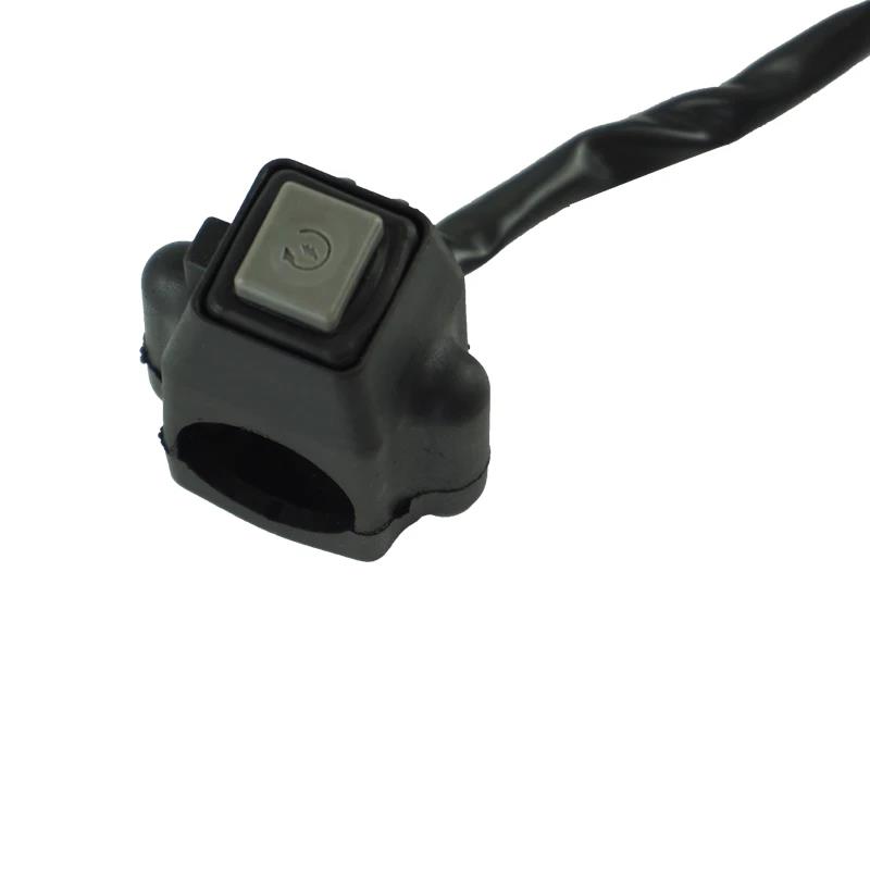 7/8" Motorcycle Power Ignition Start Switch Button With Square cannula Connector For Yamaha Honda Motorbike ATV Dit Bike