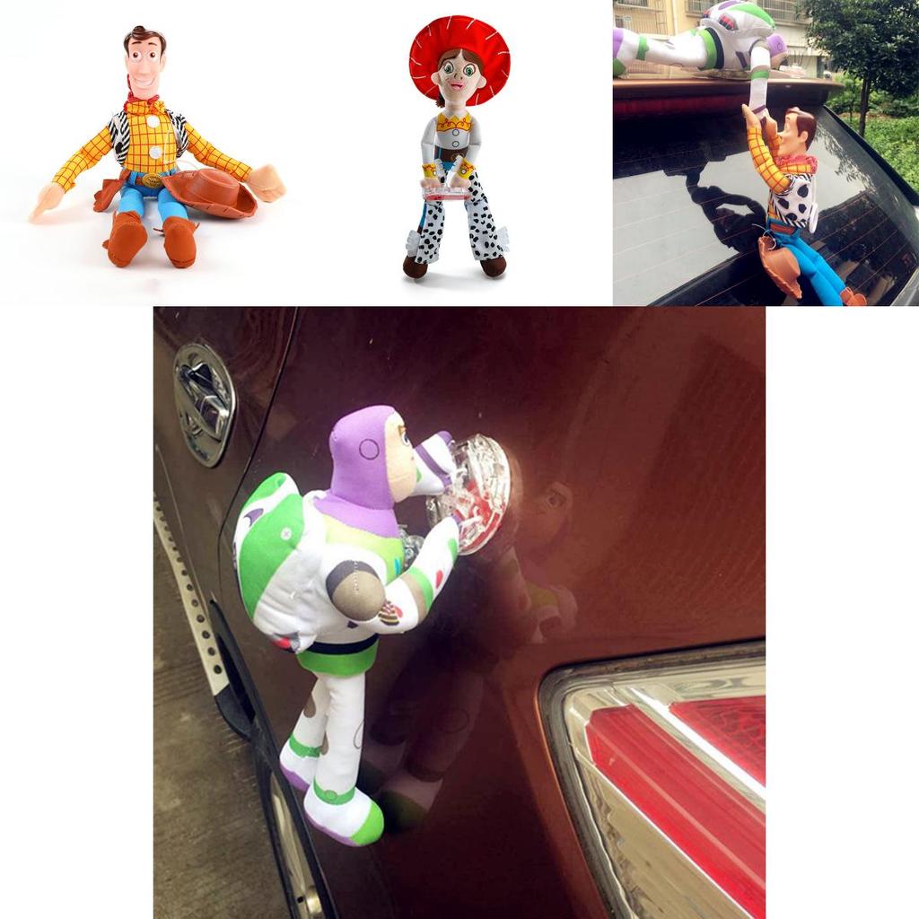 Funny 3d Toy Story Woody And Buzz Car Doll Soft Plush Toy Perfect For Collectors Or As A Gift High Quality Material