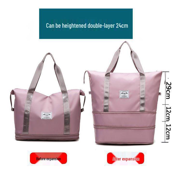 Dreilagige Duffle-Tasche für Wehen und Geburt mit Rädern - Handliche Reisetasche mit großem Fassungsvermögen für Frauen