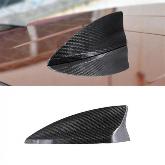 Real Carbon Fiber Shark Fin Antenna Cover Decoration Trim For Cadillac XT4 SU