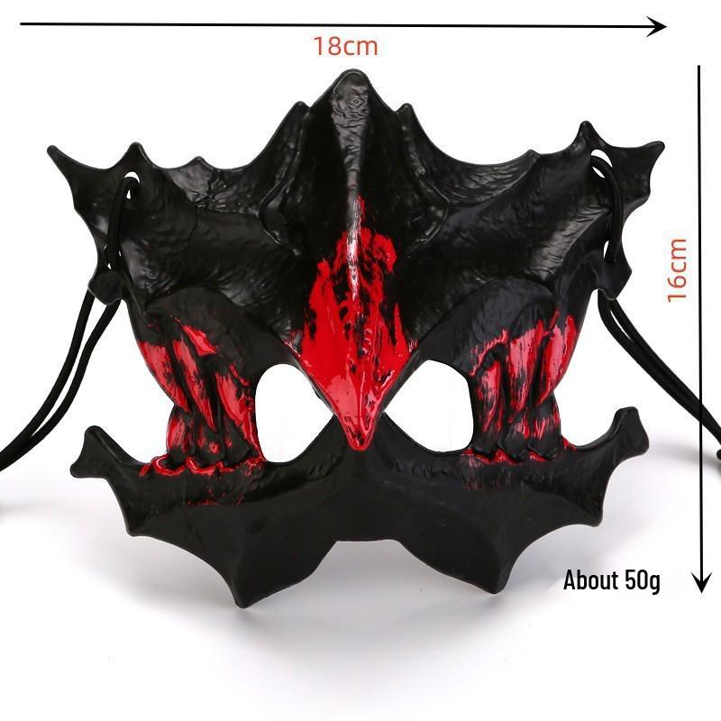 Kurato Mito Vild Tigertigerväsen & Tengu Hartsmask - Tvådimensionell Anime Yaksha Nue Svart Sköldpadda Ansiktsmakeup