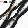 5# 8# 60-100cm Doppelschieber Reißverschlüsse aus Kunstharz Offen O-Ring-Zipperanhänger Jacke Tasche Hochwertiges Reißverschluss-Reparaturset DIY Nähzubehör