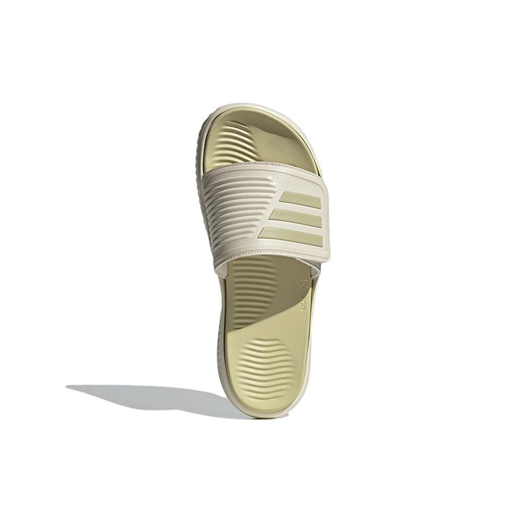 Adidas Alphabounce Slide Wonder White Sandy Beige Metallic Unisex Sneakers Cream GY9418