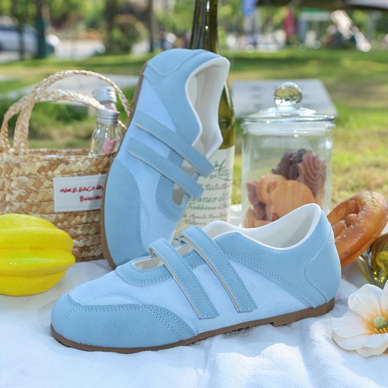 

Fashion 2025 Hot Sale Ladies Shoes Buckle Strap Women s Vulcanize Shoes Fashion Outdoor Slip-Resistant Casual Light Breathable Sneakers 35 небесно-голубой