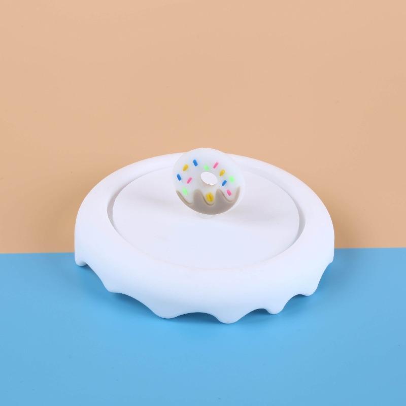 Schneeflocken-Becherdeckel, Schmelzender Schnee, Silikondeckel mit cartoonhaftem und süßem Design, Staubdichter Wasserbecherdeckel, Abnehmbar