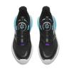 Anta Kids Fabric Synthetic Leather Comfortable Knob Non-Slip Wear-Resistant Low-Top Running Shoes Kids Running Shoes Black Blue 312435504-3