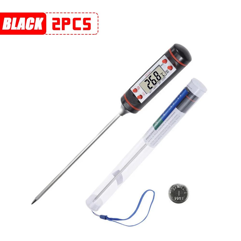 Kitchen Oil Thermometer Needle Food Meat Milk Instant Reading Meat Digital Thermometer Tester with Probe, Kitchen Accessories
