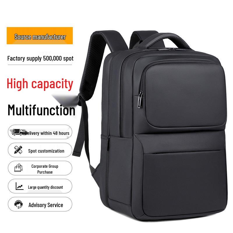 Unisex Cross-Border Large Capacity Fashion Backpack - Trendy Commuter Laptop & Travel School Bag
