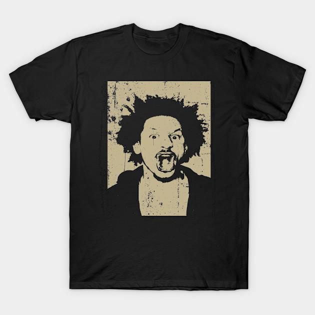

Men Black Print T-shirt Eric Andre Comedy Genius Portrait Iconic Comedian Graphic No-Cut Transfer Paper Print Cotton Tshirt 2XL чорний