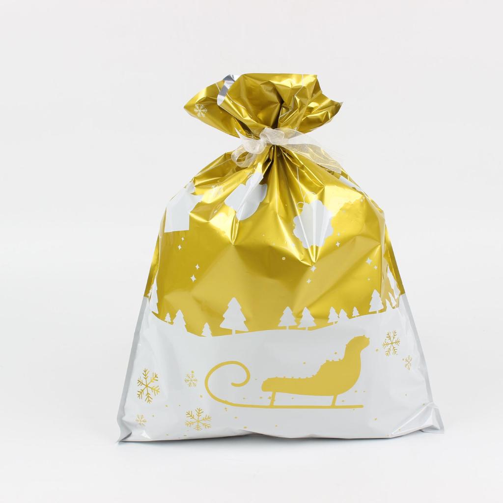 Festive Christmas Tree Candy Drawstring Gift Bag