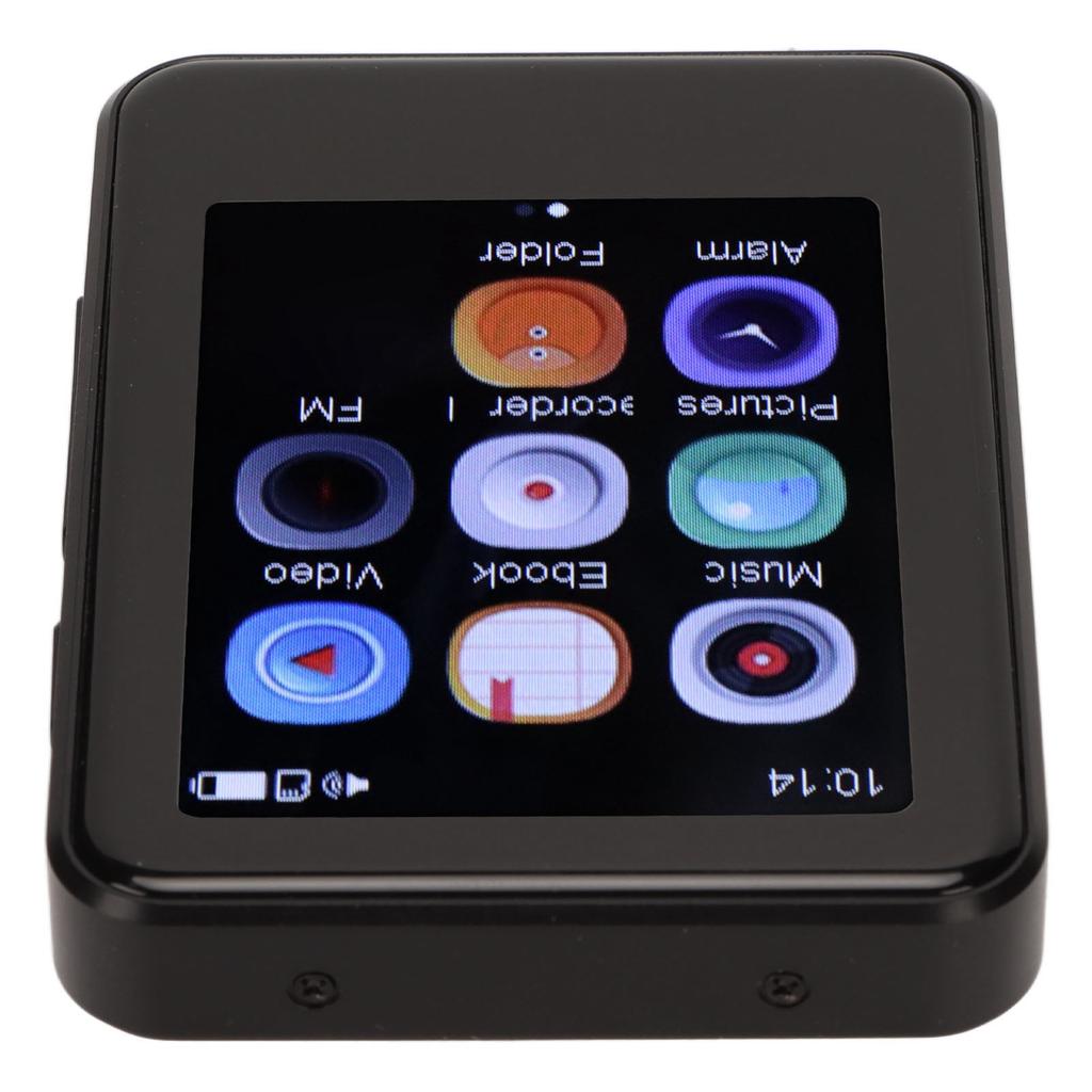 MP3 MP4 Player Bluetooth 5.0 HiFi Lossless 2.5 Inch Touch Screen Recording Music Player with Speaker Radio 32GB