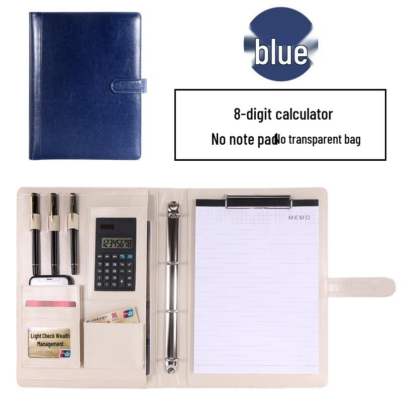 Manufacturer A4 Manager Zippered Business Ring Binder & Clipboard