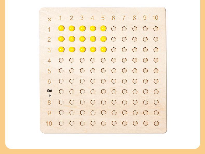 Montessori Math Multiplication & Division Educational Board for Children