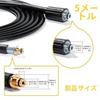 YUET 5M High Pressure Washer Replacement Hose for Karcher K Series Washers and Karcher K2 with Click M22 (14mm) Female Plug - Older Model Quick Connec
