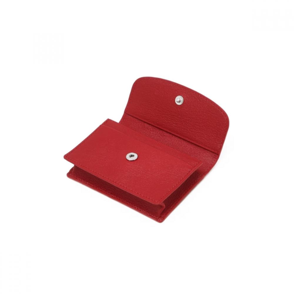 Daks Leather Card Wallet Red Dcwa6e191r2