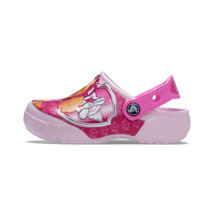 Crocs Fun Lab Paw Patrol Outdoor Flat-Head Patch Wood Sandals Kids sandals Pink 207195-6GD 33-34