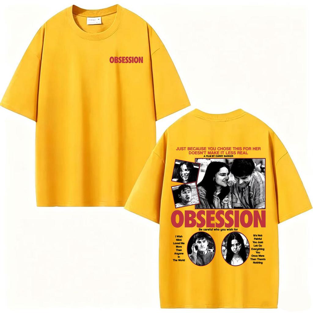 Obsession 2026 Horrorfilm Merch T-Shirt Heißer Verkauf Ein Wunsch Weide T-Shirts Unisex Unisex Lässig Gemütlich 100% Baumwolle T-Shirt Streetwear