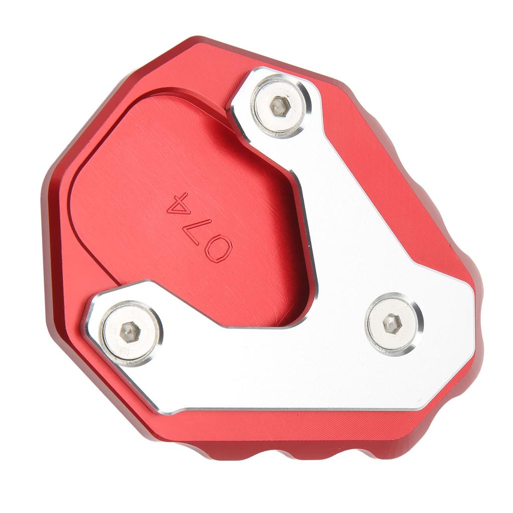 Motorcycle Kickstand Enlarger Aluminium Alloy Side Stand Extension Plate Pad Replacement for CB500X 2019+(Black )